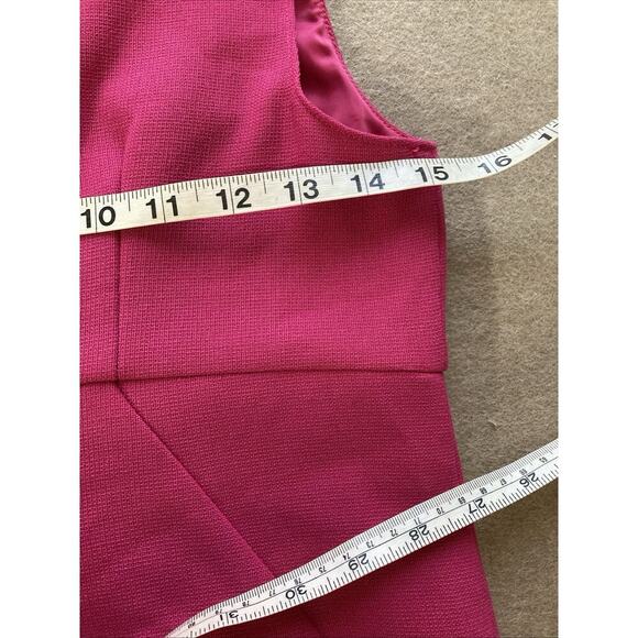 TRINA TURK Women's Dress Sz 0 Fuchsia Sleeveless Fully Lined $298 Colorful - Picture 11 of 14